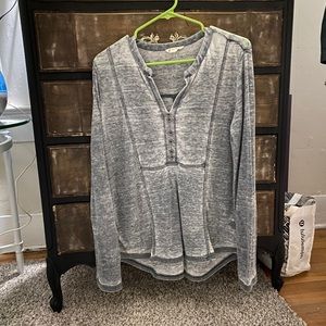 Light Grey Long Sleeve Shirt